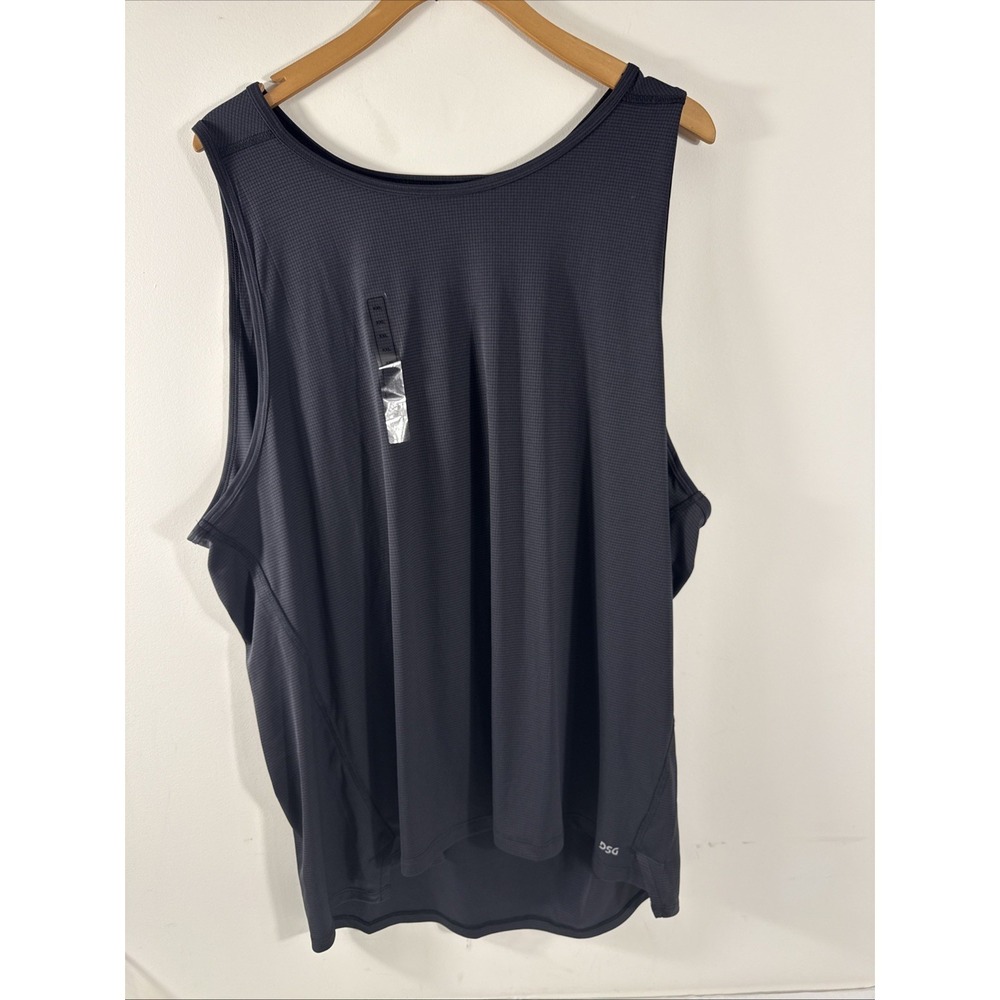 DSG Men's Dark Gray Sleeveless Core Tank Top, Size 2XL